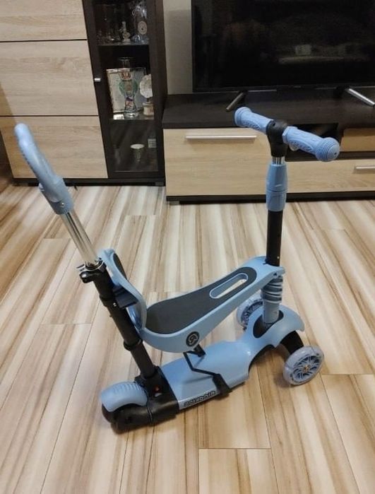 Hulajnoga Jeździk Pchacz dla Dziecka Trójkołowa 3w1  Regulowana