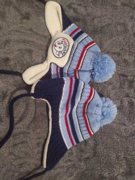 Czapeczki zimowe 2 szt.