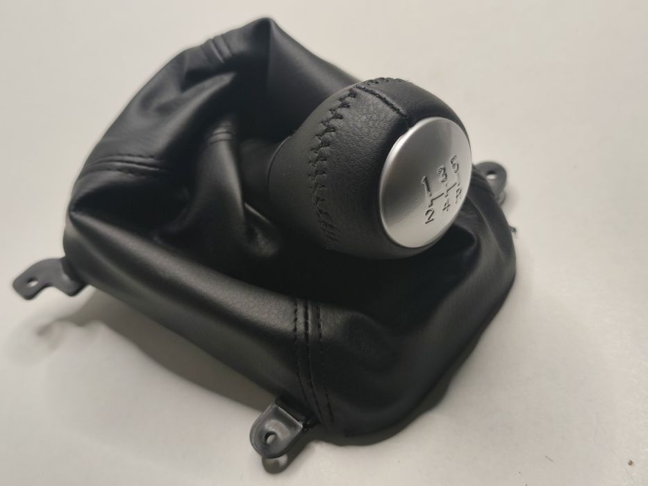 Manete Fole Mudanças Honda Accord MK7 VII Alavanca Caixa Velocidades Punho 5 Vel Coifa Pega Forro Couro Base Fixação Aro Completo Novo