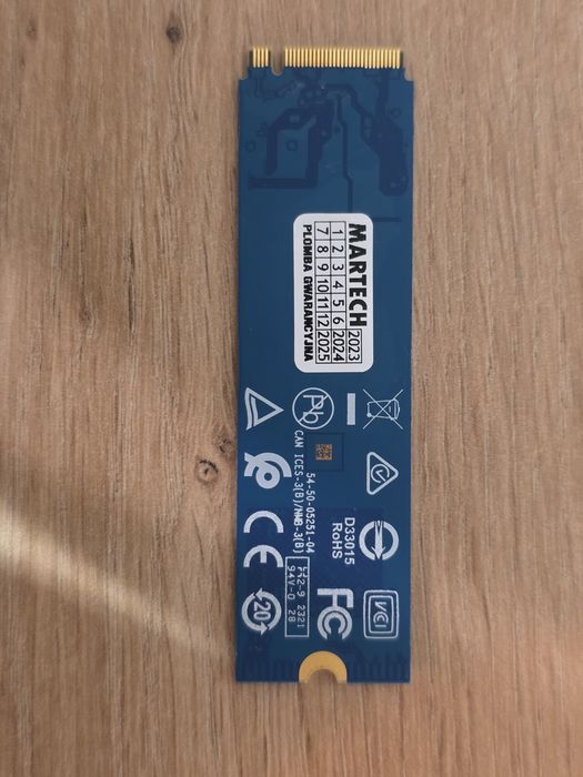 Dysk SSD M2 256GB nvme