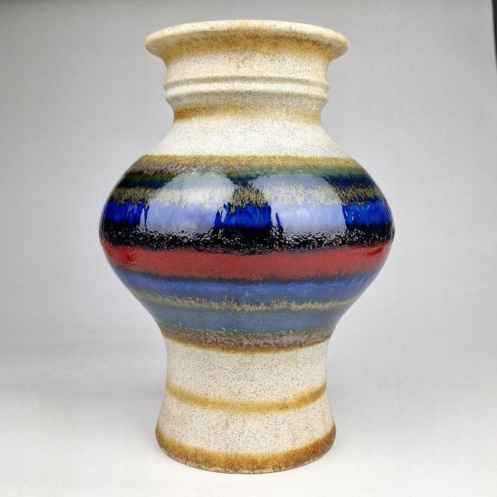 Duży Wazon Ceramiczny U Keramik West Germany Lava