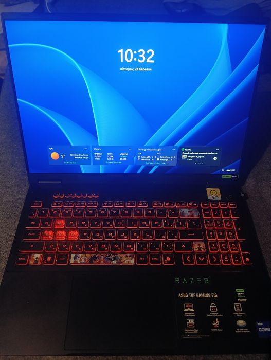 ASUS TUF Gaming F16 2025 RTX 5060 i7-14650HX 16GB 1TB 165Hz