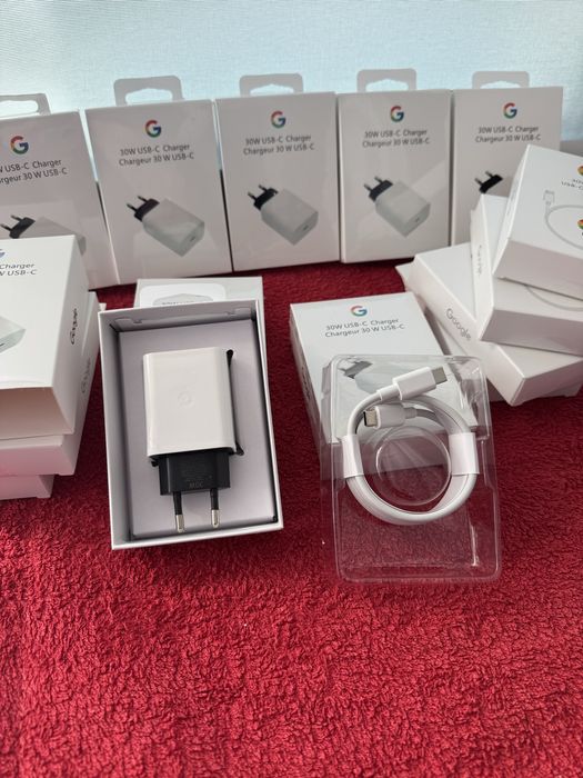 Блок зарядка google pixel 8 pro 30W, Гугл піксель 30 ват Євро