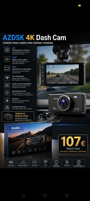 Dash Cam 107€. Oportunidade