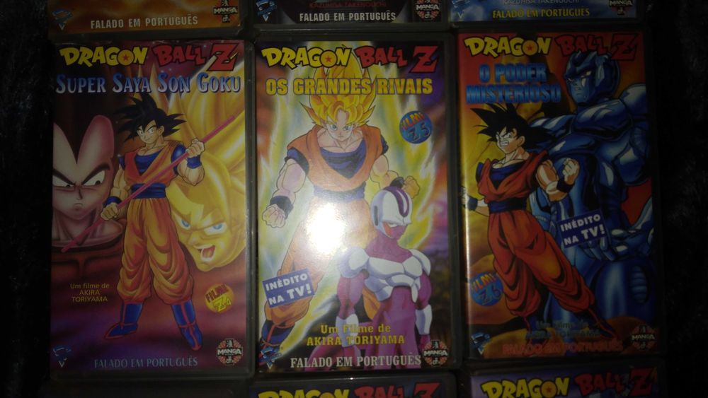 Coleção Completa VHS DRAGON BALL e Z em PT-PT. Em Bom Estado.
