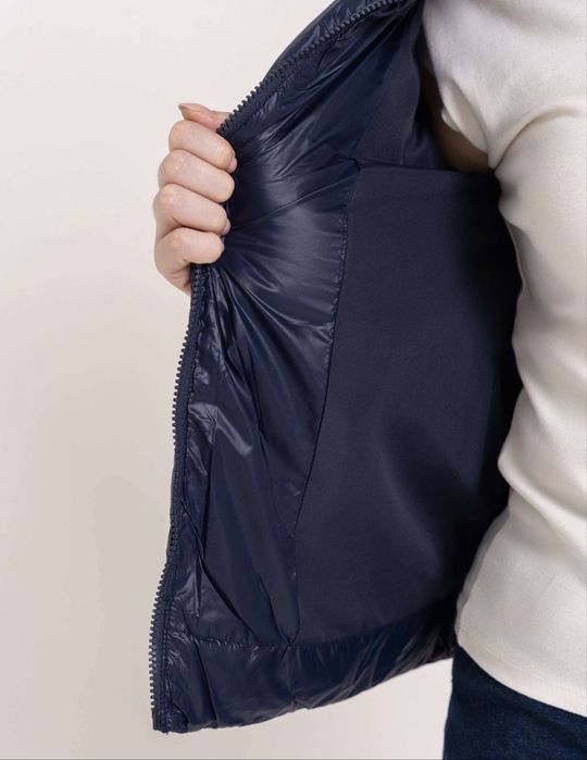Kurtka damska pikowana granatowa 2XL