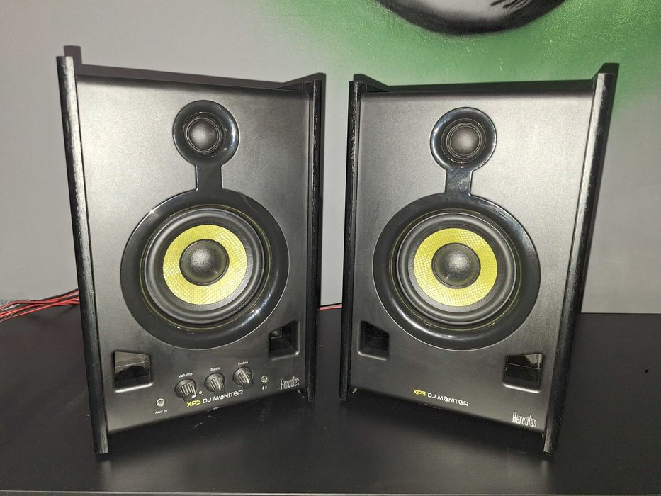 Głośniki Hercules DJ Monitor XPS 2.080 Super jakość ! Solidny zestaw.