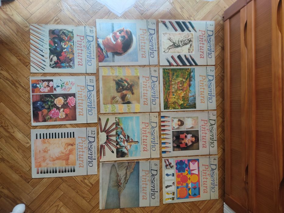 41 revistas "Curso prático de desenho e pintura" 1€ unidade