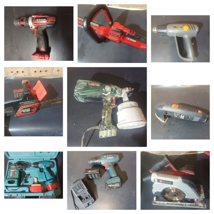 Вживаний інструмент: штроборіз/фарбопульт/Акумуляторний інструмент