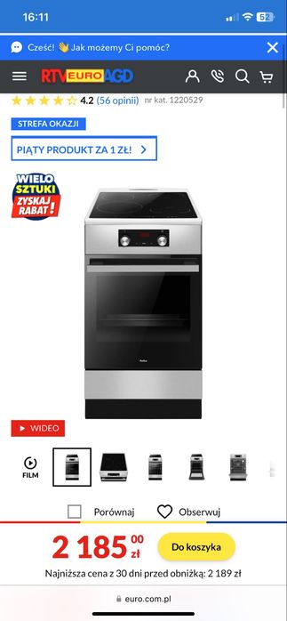 Nowa kuchenka elektryczna AMICA