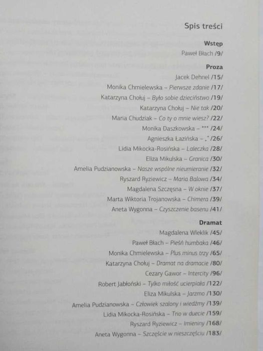 książki z warsztatów literackich