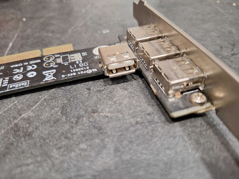 Плата розширення, контролер PCI to USB адаптер u-410 (3+1 ports)