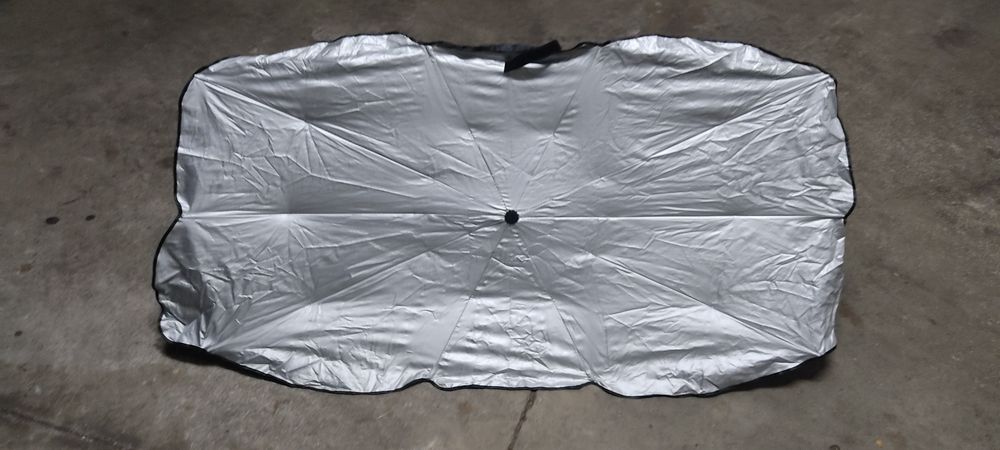 Parasol parabrisa carro estilo guarda chuva