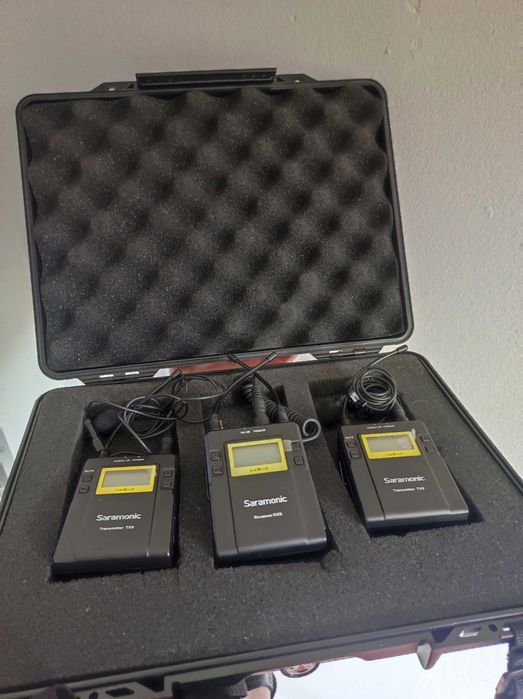 Sistema De Microfone Saramonic UWMIC9 (C/ ESTOJO E CARREGADOR)