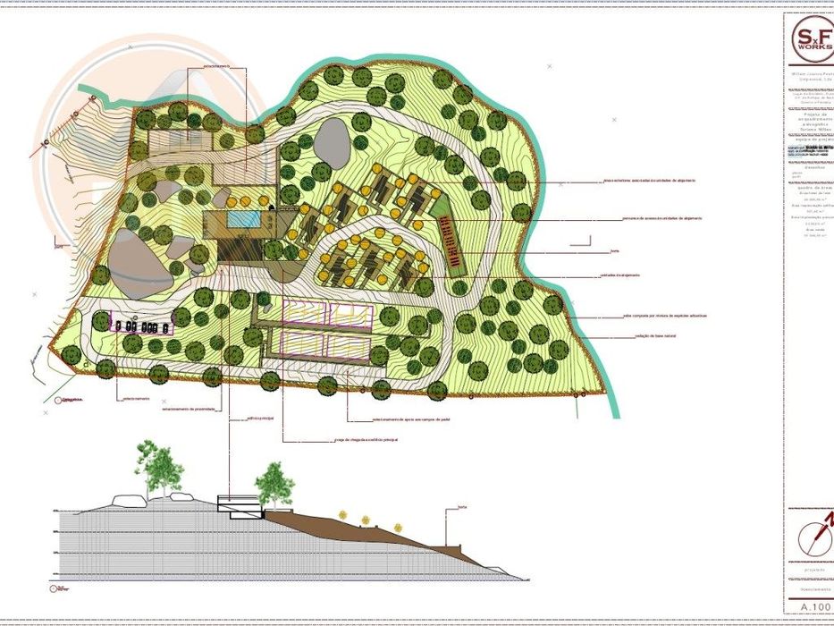 Terreno com projeto de turismo aprovado, em Cabeceiras de Basto — Moreira Do Rei E Várzea Cova, Braga