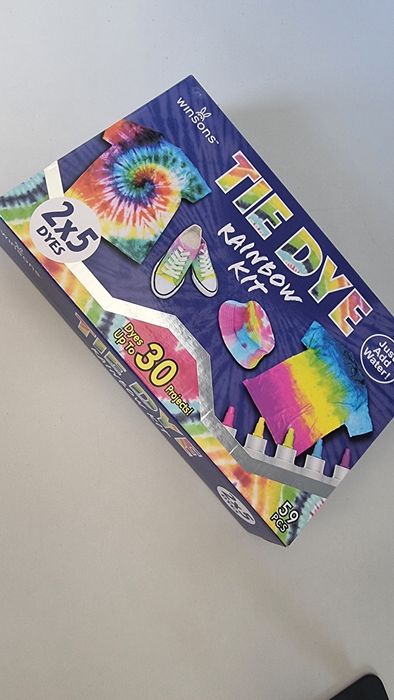Winsons Farby tekstylne zestaw 5 kolorów barwienie metodą tie dye