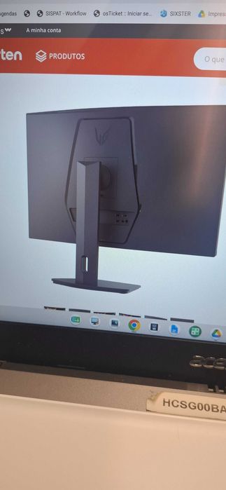 Monitor LG novo, com garantia