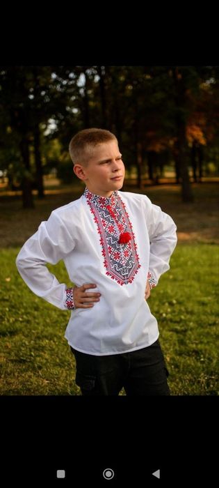 Вишиванка для хлопчика підлітка