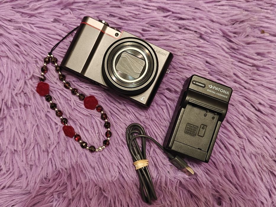 Kompaktowy Panasonic Lumix TZ101 aparat cyfrowy 4K jak g7x +- :)