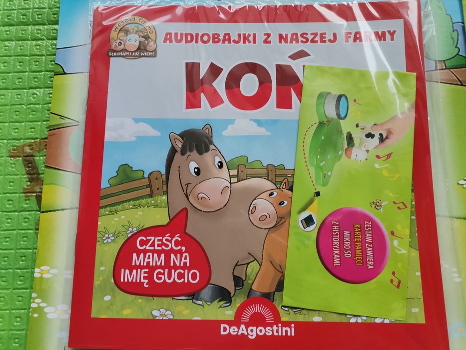 Audiobajki z naszej farmy głośnik karta Koń nowe