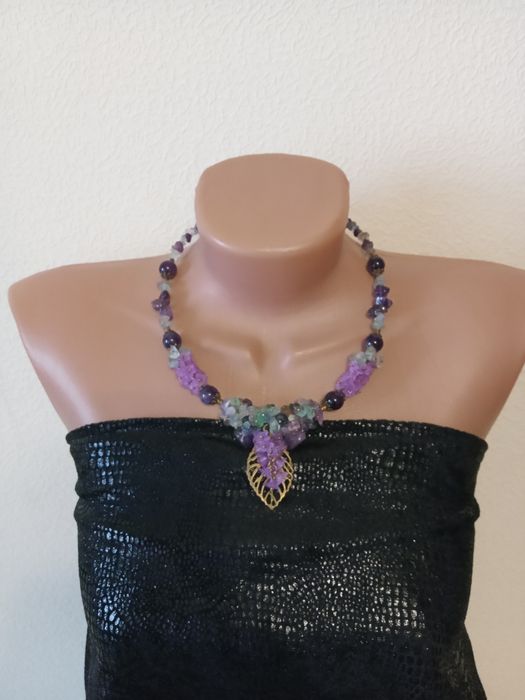 Колье Букет сирени