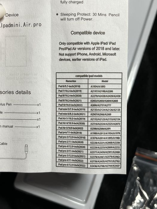 Стилус для iPad (модели на фото)