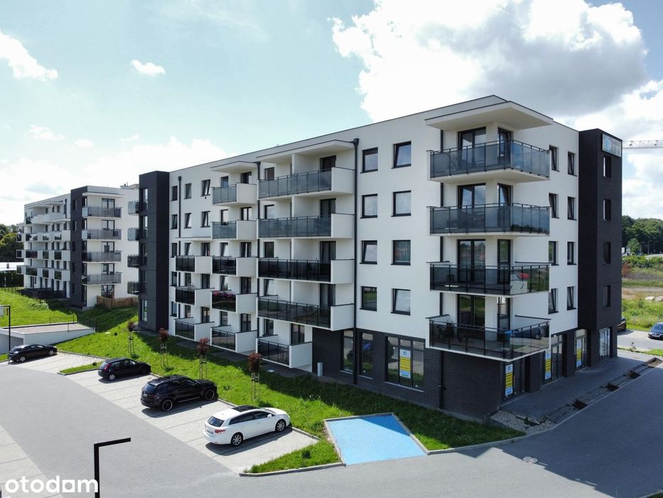 Osiedle Grunwaldzkie. 2 pokoje - 41 m2. Ogródek!