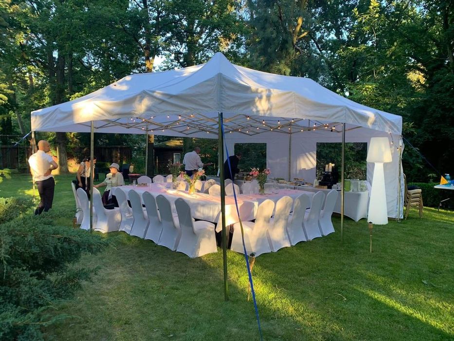 Namioty ogrodowe, wynajem namiotów imprezowych, stoły , krzesła...