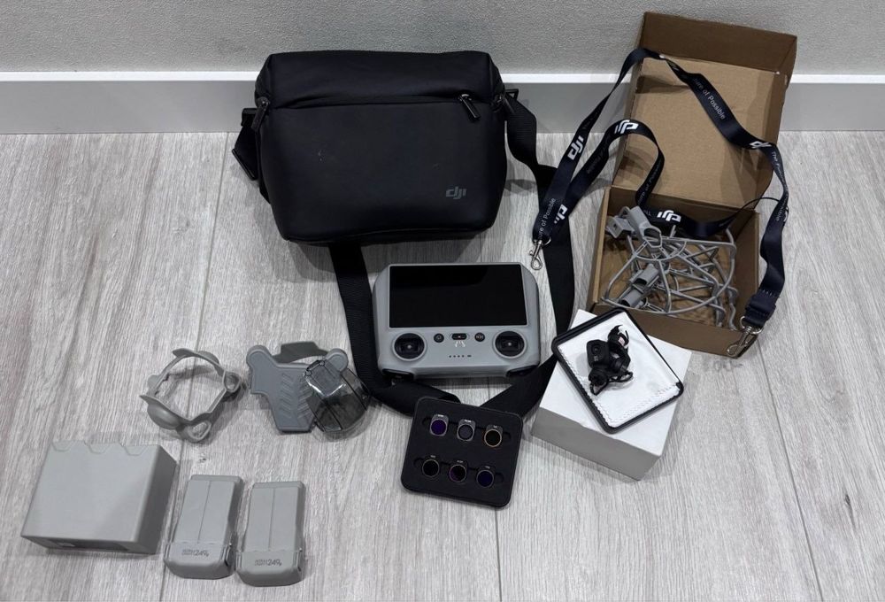 Комплект dji mini 3 fly more combo + камера с подвесом и аксессуары