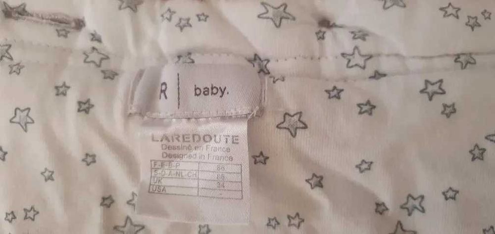 Ninho/cobertor para bebe em algodão cinza La Redoute