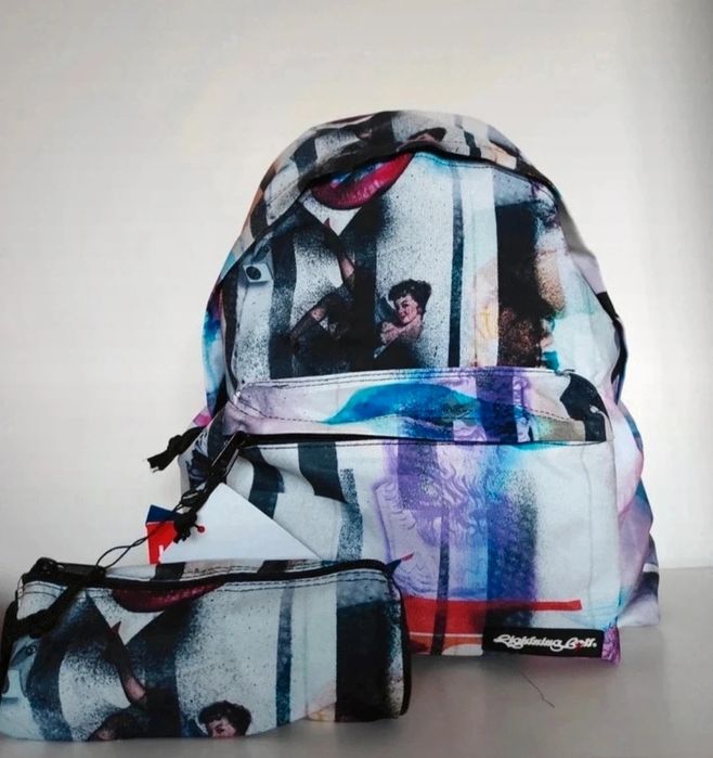 Lightning Bolt Mochila Pin up style c/estojo