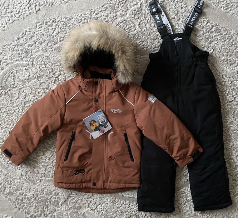 Дитячий зимовий термо комбінезон на хлопчика 104-128 HR.Reimo