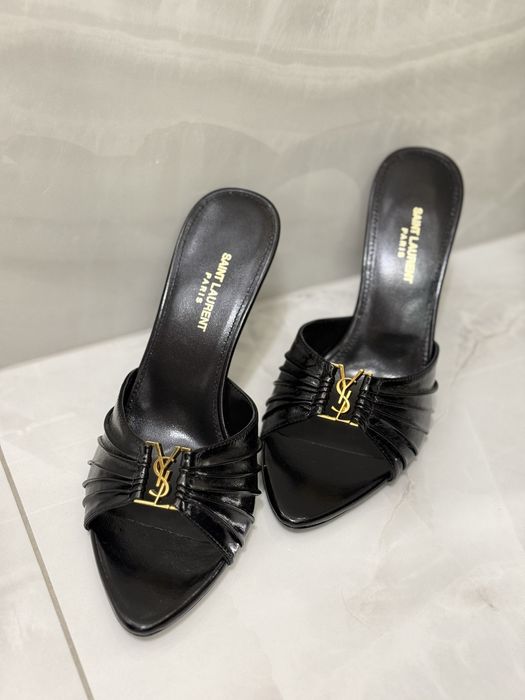 Szpilki ysl black leather