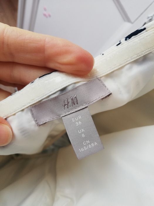 Kombinezon w paski gorset impreza wesele H&M S 36