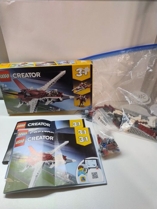 Lego creator  31086 zestaw kompletny używany,  są wszystkie klocki ory