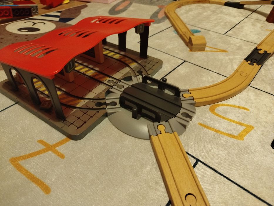 Tory drewniane Lidl playtive kolejka