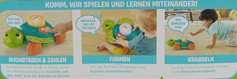 Fisher Price Linkimals interaktywny Żółw Morski do raczkowania