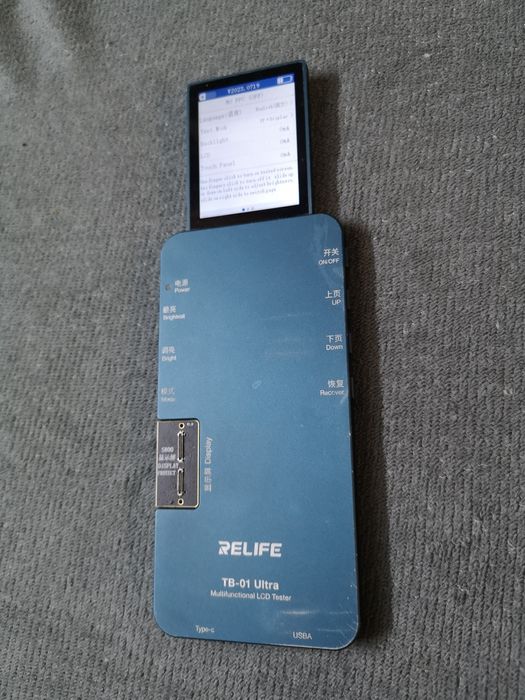 Тестер сенсора, дисплея, модуля relife tb-01 ultra для iphone / samsun