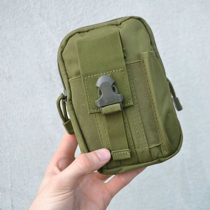 Тактична сумка MOLLE | Підсумок для телефону з кордури (хакі)