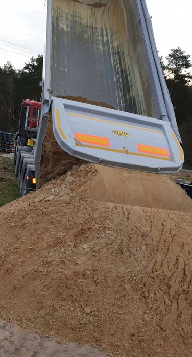 Piasek zółty, żwir transport