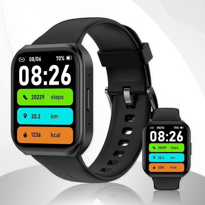 Smartwatch Męski Rozmowy Zegarek Sportowy Gry Menu Polskie Pomiary Sms