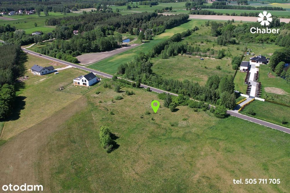 Działka dla dewelopera pod Kutnem z MPZP (bud. jednorodzinne) 8 844 m² - Więcej