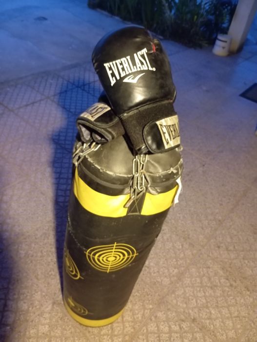 Saco de Box Profissional, Luvas incluídas