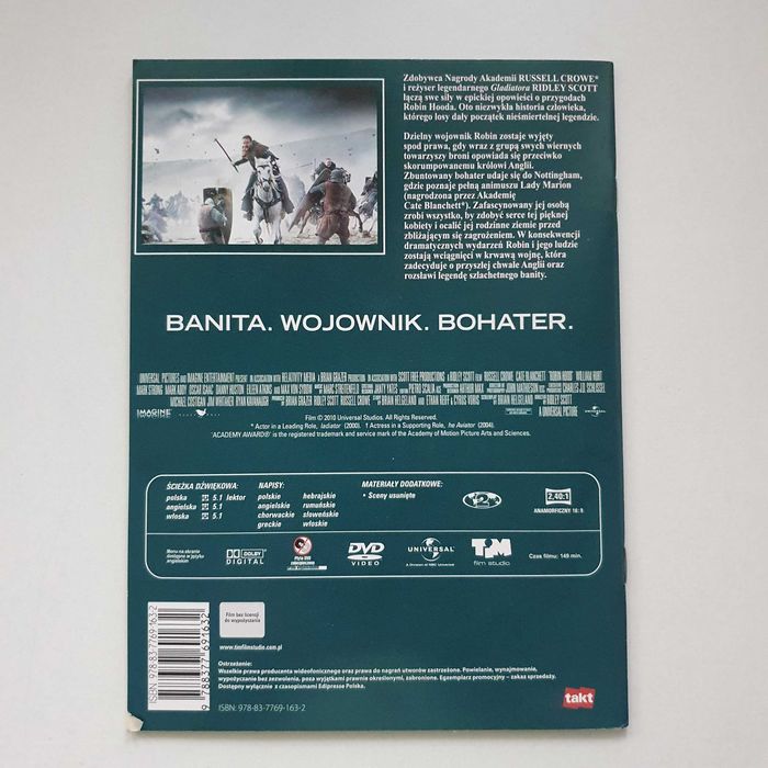 Robin Hood - płyta DVD