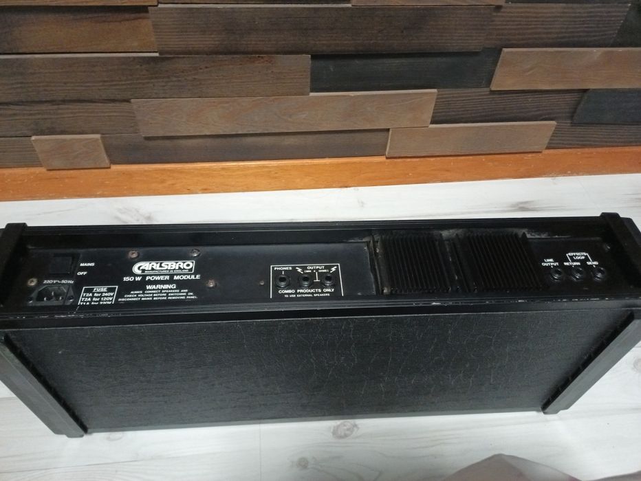 Amplificador Carlsbro 150W + interface de Som M-Audio M-Track Solo (com cabo)