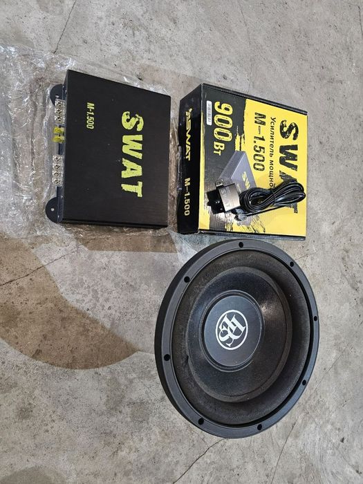 Комплект сабвуфер DLS Free Air + підсилювач Swat