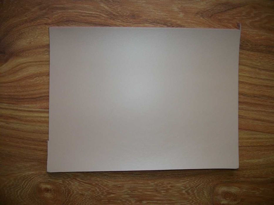SKÓRA BYDLĘCA BEŻOWA NATURALNA 31x20 cm format A-4 ok 3MM gruba