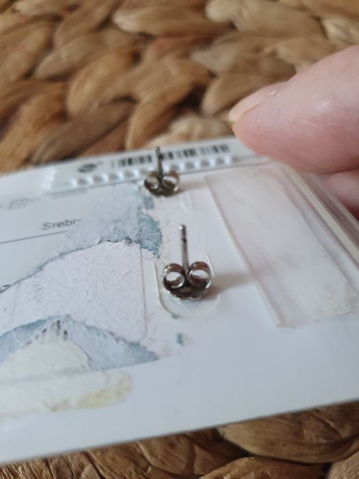 Dyadema srebrne kolczyki