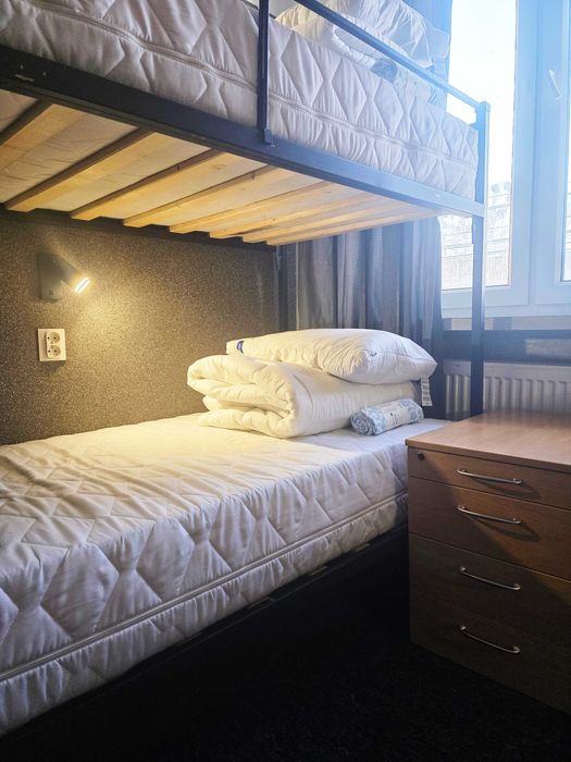 Hostel район Wlochy (ul Pryzmaty) хостел. 1-2-4 местные. 750 месяц / 250 неделя