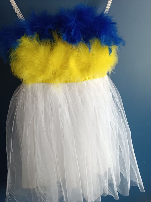 Сукня випускна хмаринка, сарафан патріотичний